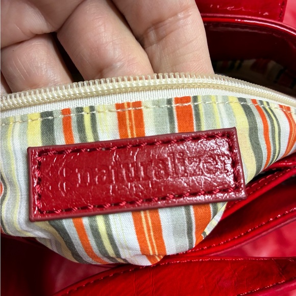 Naturalizer Red Shoulder Bag patent leather - Picture 3 of 11